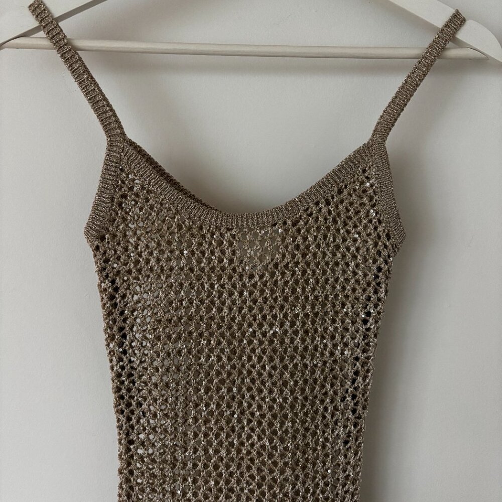 H&M Gold Dress sz XS